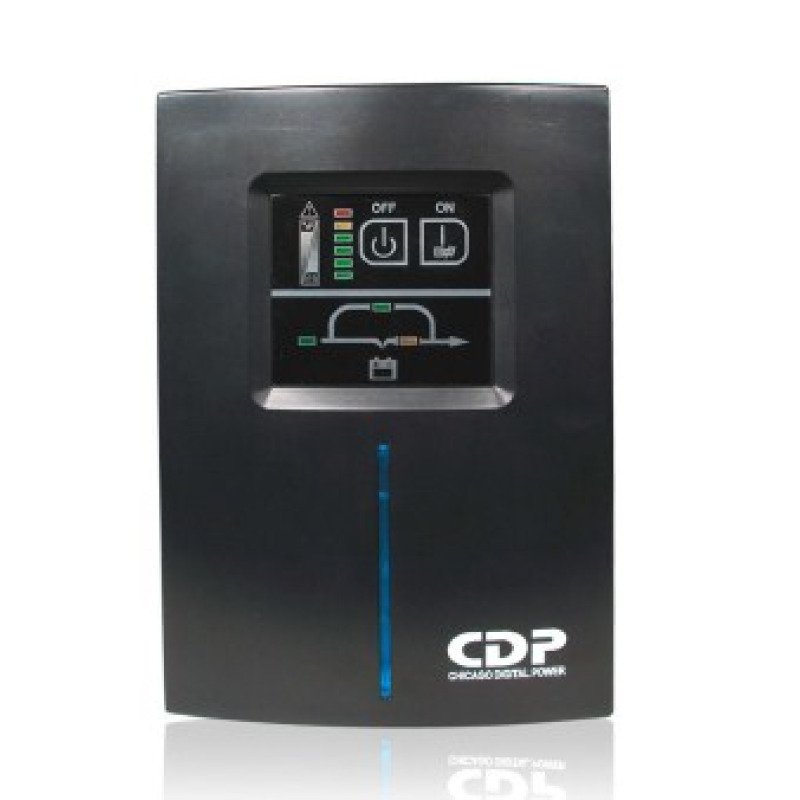 CDP UPO11-2 AX UPS Online de 2 KVA/ 1800 Watts/ 8 Terminales de las cuales 4 son programables/ Pantalla LCD/ Entrada para banco de baterías/ Respaldo 6 minutos carga completa/REQUIERE CLAVIJA O ADAPTADOR NEMA 5-20R #TERROR #GOL image 5